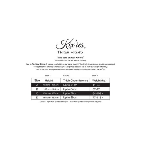 Kix'ies Kimmie D Pończochy Argyle, antypoślizgowe, czarno-białe