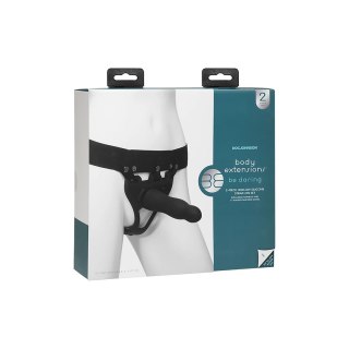 Doc Johnson Body Extensions Daring - silikonowa uprząż z pilotem, 10 trybow