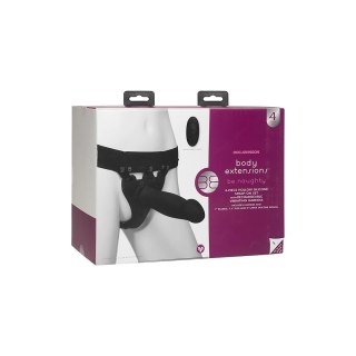 Doc Johnson Body Extensions Naughty - silikonowa uprząż z pilotem