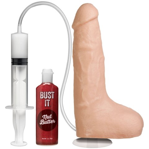 Doc Johnson Bust It 8.5" - Dildo 21,6 cm Model z Systemem Wypływu 30 ml