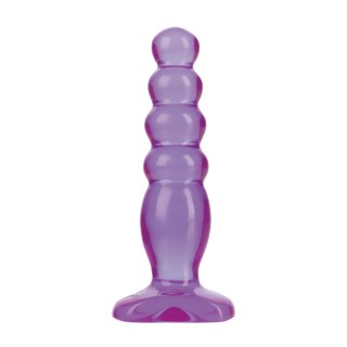 Doc Johnson Crystal Jellies Delight 12 cm - anatomiczny korek, rożowy