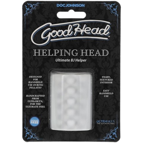 Doc Johnson GoodHead Helping Head - transparentny rękaw intymny mini UR3