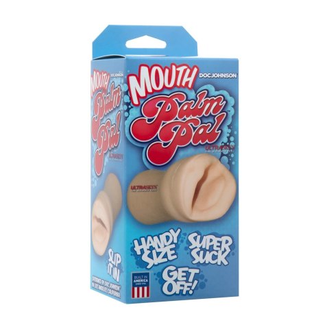 Doc Johnson Palm Pals Usta ULTRASKYN biały kompaktowy model