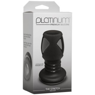 Doc Johnson Platinum Silicone - Korek otwarty średni, silikon medyczny