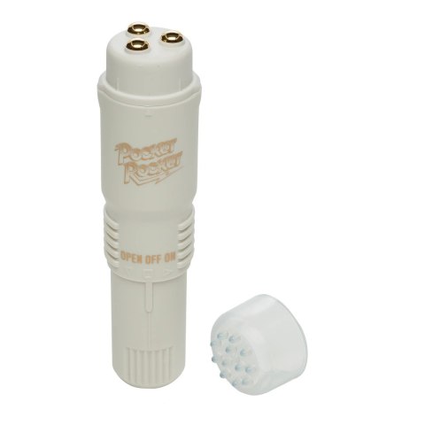 Doc Johnson Pocket Rocket masażer punktowy 10 cm ABS kość słoniowa