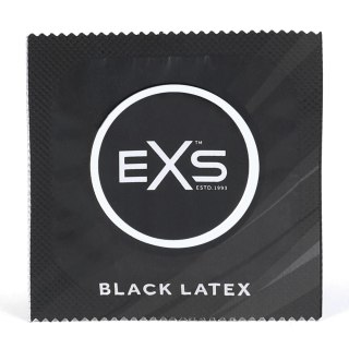 EXS Extra Black 100 szt. prezerwatywy czarne, lateksowe, 54 mm