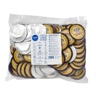 EXS Regular 100 szt. prezerwatywy okrągłe, cienki lateks, 54 mm