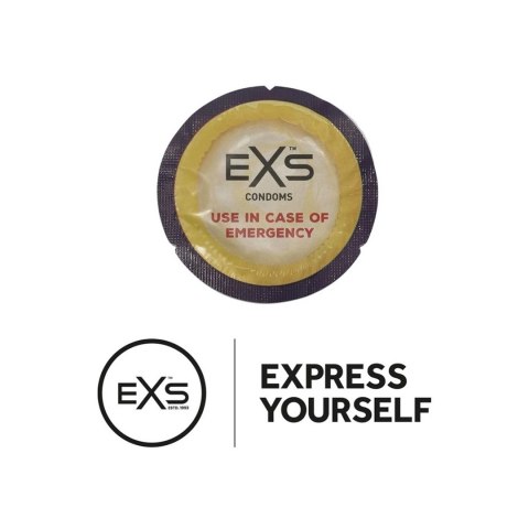 EXS Regular 100 szt. prezerwatywy okrągłe, cienki lateks, 54 mm
