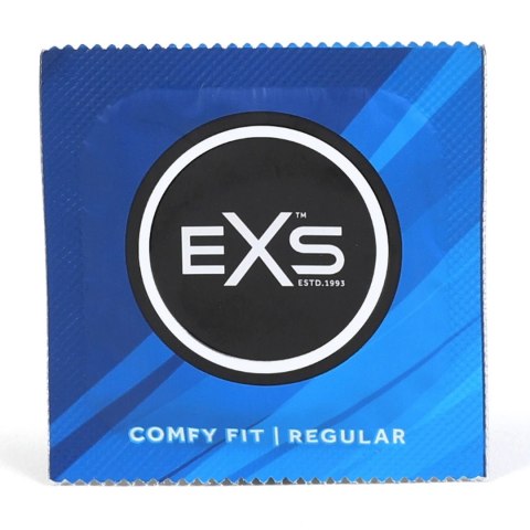EXS Regular Classic 100 sztuk - prezerwatywy lateksowe, gładkie 54 mm