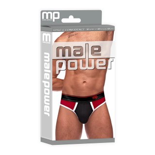 Male Power Panel LXL Retro Sport stringi męskie z kontrastem