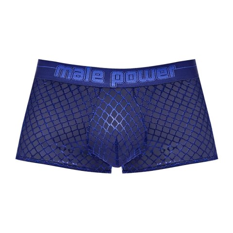 Male Power Diamond Mesh Mini szorty XL czarne dwukolorowy pas