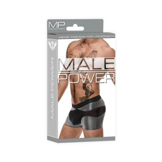Male Power Iron Clad szorty męskie z siateczkową kieszenią czarne S