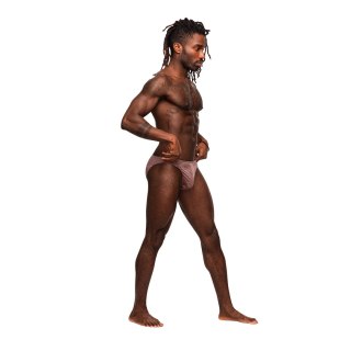 Male Power Moonshine SM slipy męskie z wycięciem, niska talia, czarne