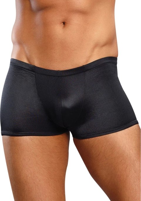 Male Power Satin Spandex szorty Lo Rise XL gładkie satynowe