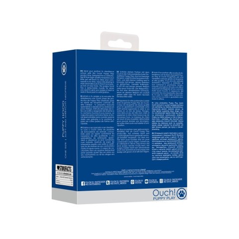 Ouch! Maska neoprenowa na twarz z odpinanym panelem - czarna