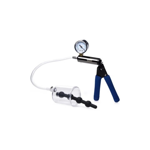 XR Brands Pompka intymna z silikonowymi kulkami, system podciśnienia