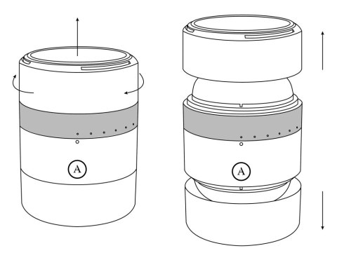 Arcwave Voy - zaawansowana maszyna intymna z regulacją nacisku, czarna