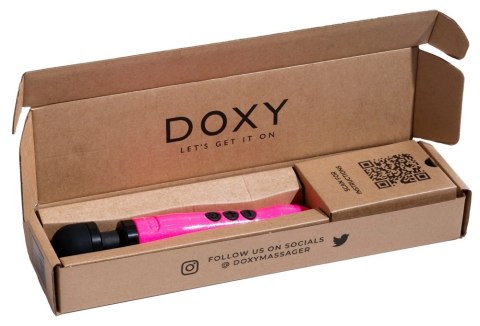 Doxy Die Cast 3 Rożowy - Masażer sieciowy z dużą głowicą 28cm