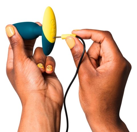 ROMP Bass - Wibrujący korek dwukolorowy, silikonowy, ładowalny