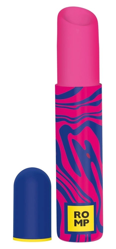 ROMP Lipstick Mini - Dyskretna maszyna intymna w formie szminki, 10 cm