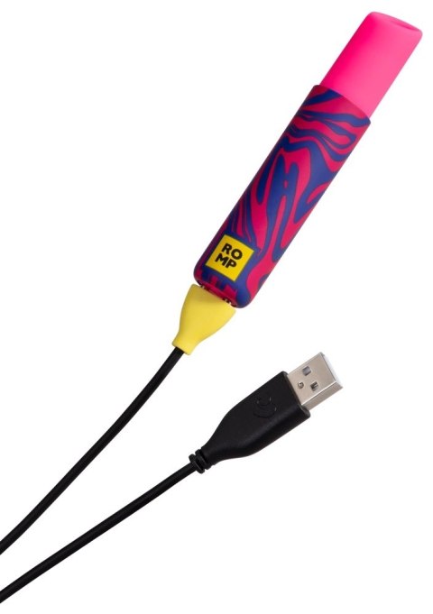 ROMP Lipstick Mini - Dyskretna maszyna intymna w formie szminki, 10 cm