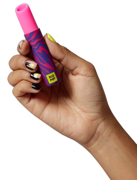 ROMP Lipstick Mini - Dyskretna maszyna intymna w formie szminki, 10 cm