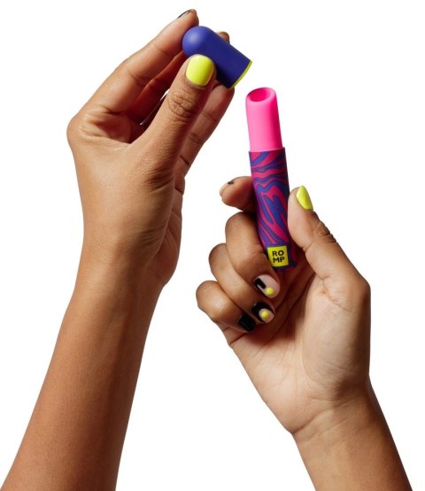 ROMP Lipstick Mini - Dyskretna maszyna intymna w formie szminki, 10 cm
