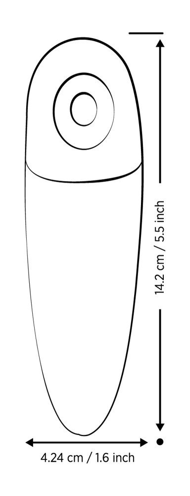 ROMP Shine X - Wibrator powietrzny z technologią Pleasure Air, 14,2 cm