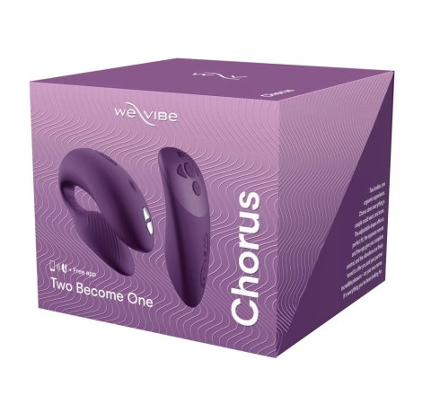 We-Vibe Chorus Purple - Model dla par z pilotem i aplikacją, silikon