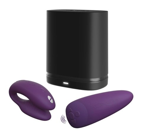 We-Vibe Chorus Purple - Model dla par z pilotem i aplikacją, silikon