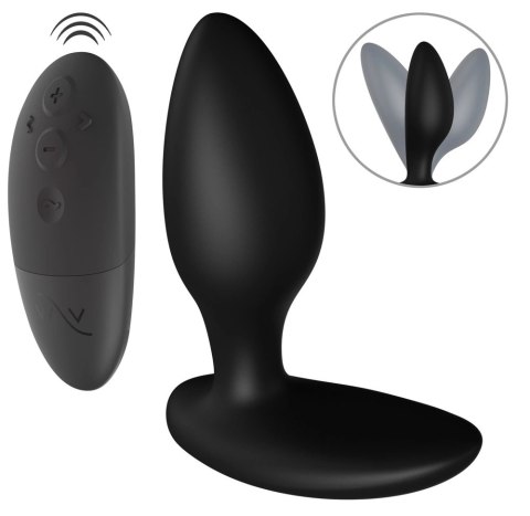 We-Vibe Ditto+ Satin Black zdalnie sterowany korek silikonowy Bluetooth