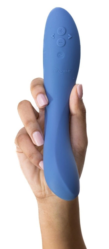 We-Vibe Rave 2 Muted Blue - Wibrujący model punktu-G z aplikacją, 20,2 cm