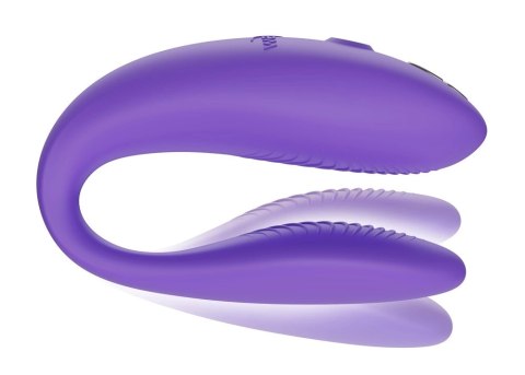 We-Vibe Sync Go Purple - Intymny model dla par, zdalne sterowanie, silikon