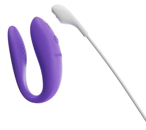 We-Vibe Sync Go Purple - Intymny model dla par, zdalne sterowanie, silikon