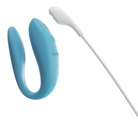 We-Vibe Sync Go Turquoise - Intymny masażer par, Bluetooth, silikon