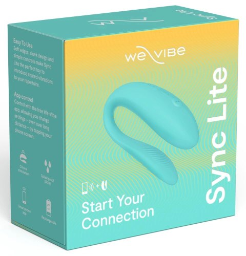 We-Vibe Sync Lite Aqua - Model dla Par z Aplikacją Bluetooth, silikon