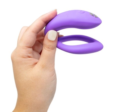 We-Vibe Sync O Bright Purple - urządzenie intymne dla par, sterowane zdalnie