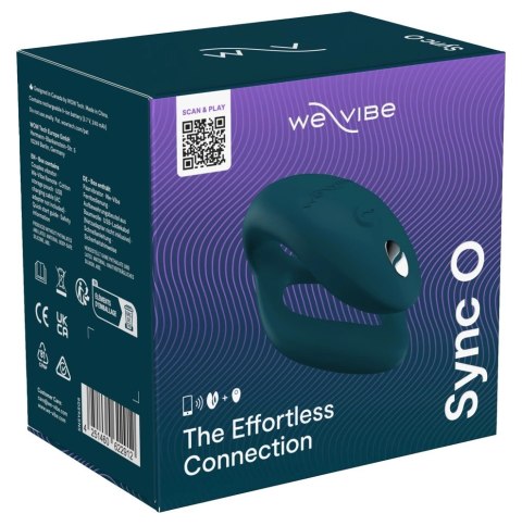 We-Vibe Sync O Petrol Green - model dla par, sterowanie zdalne, silikon