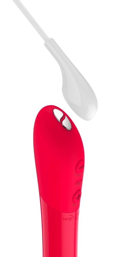 We-Vibe Tango X Cherry Red - Kompaktowy stymulator z 8 prędkościami