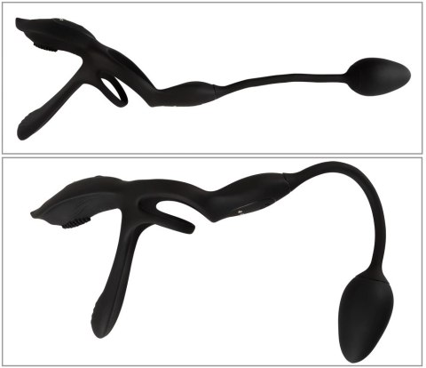 Couples Choice RC 5w1 Wielofunkcyjny System Wibracyjny Czarny