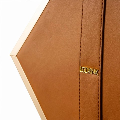 LOCKINK Brązowa torba z przegrodkami + zestaw akcesoriow bondage