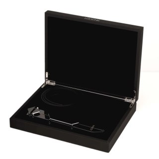 LOCKINK Pejcz Regulowany Skorzany z Wytrzymałą Rączką Czarny