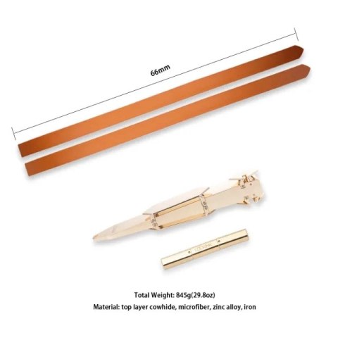 LOCKINK Zestaw akcesoriow do treningu relacji - brązowy