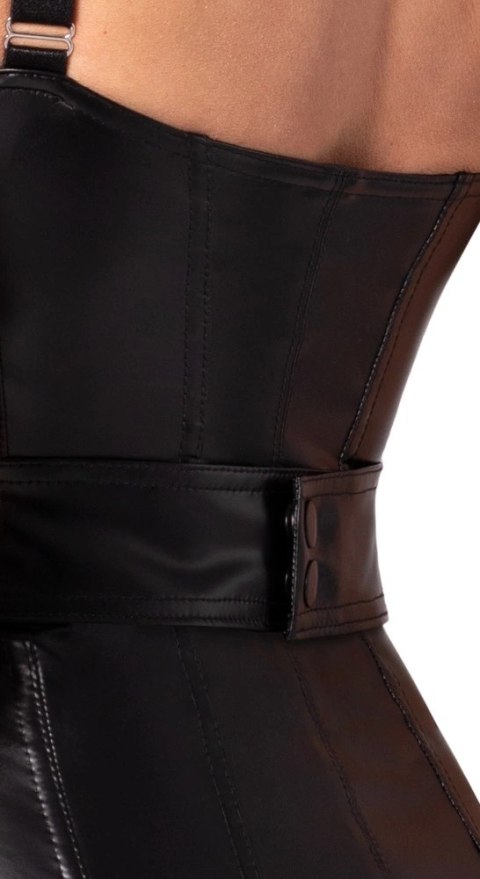 Noir Handmade Sukienka Mini Czarna z Pierścieniem Regulowana S