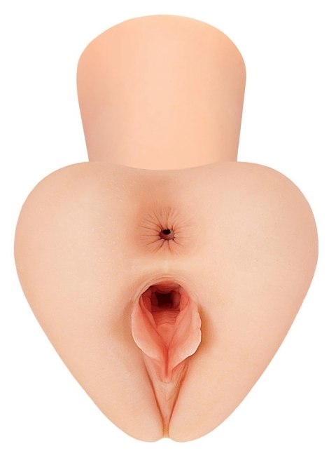 PDX Plus Pick Your Pleasure XL Stroker - Model dwukanałowy, jasny 22,9 cm