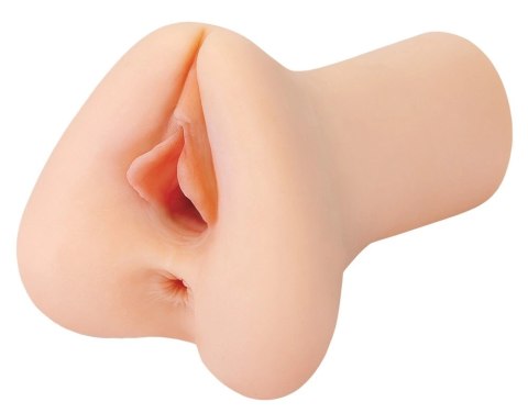 PDX Plus Pick Your Pleasure XL Stroker - Model dwukanałowy, jasny 22,9 cm