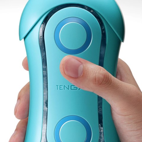 Tenga Flip Orb Blue Ocean - zaawansowana maszyna intymna z kulami, 178 mm