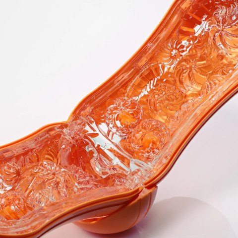 Tenga Flip Orb Orange Sunset - innowacyjna maszyna intymna z kulkami, 178 mm