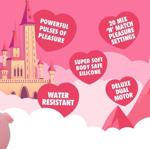 Unihorn Heart Throb - Stymulator Klitorisu w Kształcie Jednorożca, 9 cm, silikon