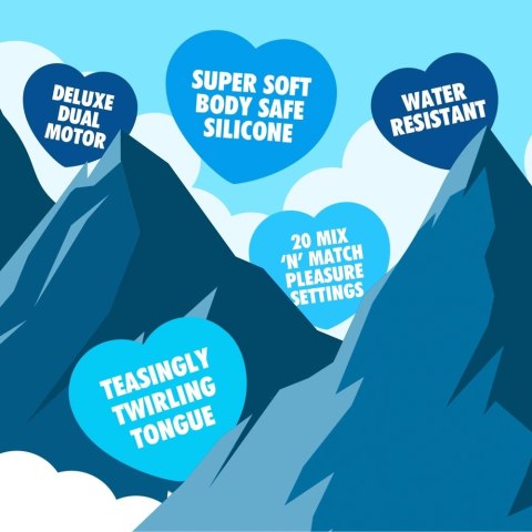 Unihorn Mount'n Peak - Stymulator bezdotykowy, silikon, 9x9x4 cm